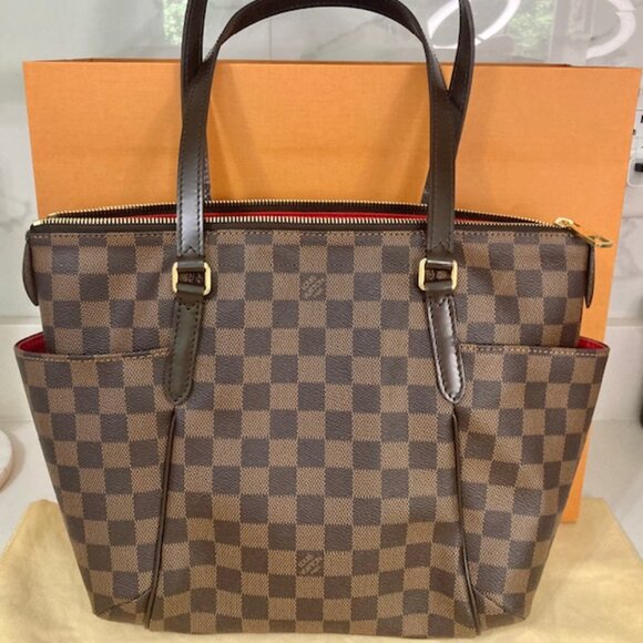 Louis Vuitton Damier Ebene Totally MM Canvas Brown Tote - Brand New - Never used - Picture 7 of 16